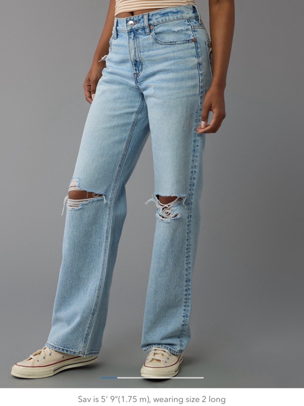 American Eagle Outfitters Stovepipe High-Rise Size 10 Long